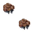 thumbnail image 1 of Wweixi 10pcs Plastic Artificial Flowers - Lifelike Beauty For Any Setting Artificial Silk Peonies Flowers Bean paste colored 2Set, 1 of 6