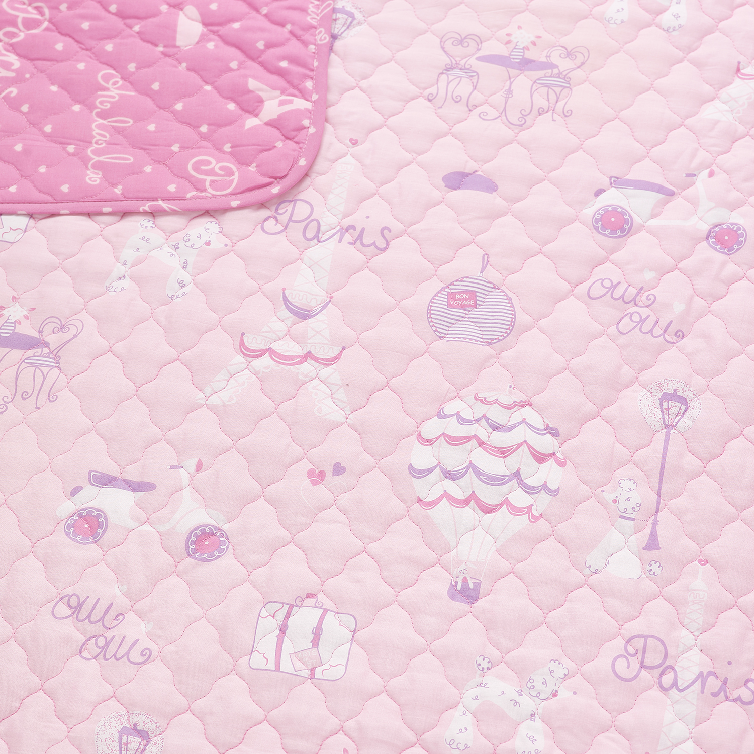 Alex + Bella 4-Piece Pink Bedding Quilt Sets, Queen