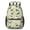Border Collie and, variant on Irish Setter and Floral Beige Pattern 17" School Backpacks for Teens,Waterproof Oxford Fabric,S-Shape Padded Straps for School,Travel,Hiking,Camping