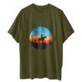 thumbnail image 7 of IROINNID Womens Short Sleeve Fashion Summer Beach Graphic Printed Casual Top Pullover T-shirt Under 10$, 7 of 7