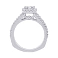 thumbnail image 3 of KATARINA 14K White Gold, Diamond Engagement Ring with Princess Cut Center Diamond (1 1/2 cttw), 3 of 5