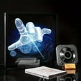 thumbnail image 5 of 3D Holographic Projector, Naked-Eye 3D Projection Light w/ Frame Dynamic Decorative Painting, 3D Wall Light, Creative Wall Decor Night Light, Window Decorations, Christmas Decorations, Holiday Gifts, 5 of 9