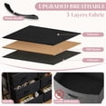 thumbnail image 6 of 8-Drawer Dresser, Clothes Dresser Tower & Classification Storage for Bedroom, Living Room, Black, 6 of 8