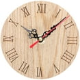 thumbnail image 1 of Farmhouse Wall Clock Battery Operated Silent Non Ticking Wooden Wall Clock No Battery, 1 of 8