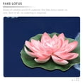 thumbnail image 4 of CIMAXIC Party Highly Simulation Lotus-flower Pond Floated Lotus Model Party Layout Flower Prop,7.09"X7.09"X3.15", 4 of 4