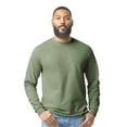 thumbnail image 5 of Gildan Adult’s Heavy Cotton Long Sleeve T-Shirt, Crewneck Casual Bulk Pack of 4 Military Green Tee, S, 5 of 5