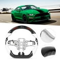 thumbnail image 1 of Car Steering Wheel, Carbon Fiber Digital Display Racing Steering Wheel  for Upgrade, 1 of 7