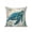 Blue, variant on Outdoor Pillow Waterproof 1 Pack, Teal Starfish Coastal Patio Throw Pillows for Couch Bed Sofa with Insert, Vintage Summer Beach Nautical Decorative Travel/Reading/Camping Pillow Set 18x18 Inch
