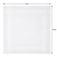 thumbnail image 6 of REGALWOVEN Set of 12 Cloth Napkins, Washable and Reusable Table Dinner Napkins for Home, Restaurant, Weddings, Event and Parties White 16x16inch, 6 of 6