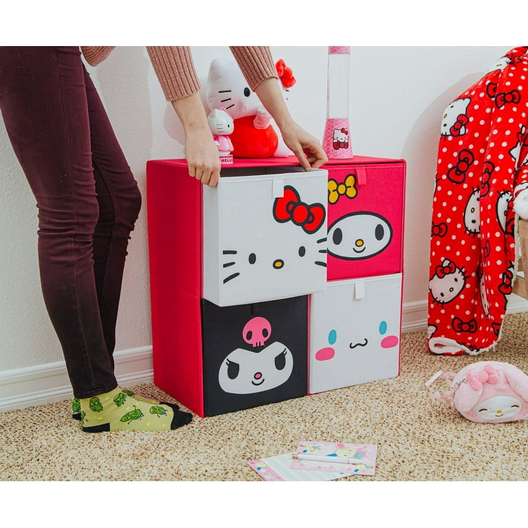 Sanrio Hello Kitty and Friends 11-Inch Storage Bins | Set of 4