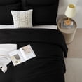 thumbnail image 5 of Davulos Twin Comforter Set Black,2 Pieces Modern Lightweight Twin Bedding Sets with Pillowcase Cozy Bed Set for All Season, 5 of 6