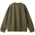 thumbnail image 2 of FAIWAD Mens Basic Sweatshirts Crewneck Long Sleeve Pullover Casual Solid Color Athletic Plus Size Tops, 2 of 3