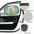 thumbnail image 6 of Yuyamidu Sloth Car Window Shades 2 Piece Palm Leaves Side Window Screens for SUV Mesh Window Shades Glare Shield and UV Rays Protection, Easy to Install, 6 of 7