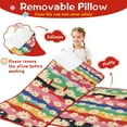 thumbnail image 3 of Pioneer Flower Floral Print Pattern Toddler Nap Mats for Kids Preschool,Sleeping Mat Bag or Kids,Toddler Sleeping Bag,Toddler Nap Mat or Daycare, 3 of 6