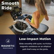 Teeter Power10 MAX Rower with 2-Way Magnetic Resistance Elliptical Motion - Indoor Rowing Machine w/Bluetooth HRM Connectivity, Teeter Move App - Free Classes & Coaching
