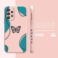 thumbnail image 3 of Case For Samsung Galaxy A91 A73 A72 A71 A52 A51 A33 A31 A02S AO3S 4G 5G Colour Liquid silicone Case Beautiful Butterfly, 3 of 5