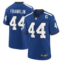 Men's Nike Zaire Franklin Blue Indianapolis Colts Alternate Game Jersey