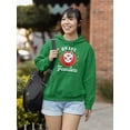 thumbnail image 2 of Fox Mask Brave Fearless Hoodie Women -Image by Shutterstock, Female 5X-Large, 2 of 4