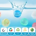 thumbnail image 3 of SCUATANBE 12 globos de agua magnéticos reutilizables, autosellantes de llenado rápido, juguetes al aire libre para niños de 4 a 8 años, bolas de agua recargables para fiestas de verano, pisc, 3 of 5