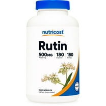 Nutricost Rutin 500mg, 180 Capsules - Gluten Free, Non-GMO, and Vegetarian Supplement