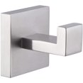 thumbnail image 1 of Gancho para toallas de baño, níquel cepillado, ángulo simple, toallero de mano de acero inoxidable SUS304, gancho cuadrado para bata, montaje en pared, 1 of 8