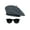 Charcoal, variant on 1950s Beatnik Hipster Combo Kit Beret and Sunglass, Red