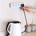 thumbnail image 5 of XDDST Solid Color Power Strip Socket Wall Mounted Wall Mounted Strong Holder Seamless Strip Holder, 5 of 8