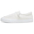 thumbnail image 7 of Obtaom Light Weight Canvas Loafers Women Boat shoes Slip on Loafers Comfortable Lace up Canvas Fishion Sneakers(White,US7), 7 of 7