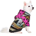 thumbnail image 2 of Xecao Graffiti Lamp Urban Scene Pattern Sweatshirts Winter Pet Dog Hoodie Puppy Coat Dog Sweaters Dog Clothes with Hat Dog Clothes Costume Outfit,Small Pets Wear-Small, 2 of 7