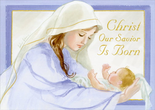 Details about   6 Mary and Jesus Christmas cards by Gem Stone 