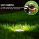 thumbnail image 3 of Pack Solar Pan Light 8 LED Solar Ground Light Exterior impermeable de acero inoxidable Ground Solar Light para pasarela Pathway Lawn Yard Patio Garden Ormromra 2033508-1, 3 of 9