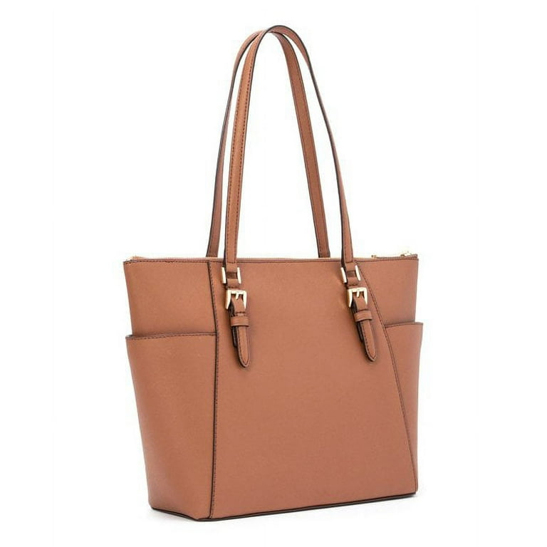 Michael Kors Charlotte Large Saffiano Leather top Zip tote bag unboxing! 