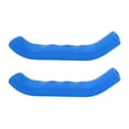 thumbnail image 2 of Manillar de bicicleta de montaña plegable, cubierta de silicona antideslizante, color azul, 1 par, 2 of 8