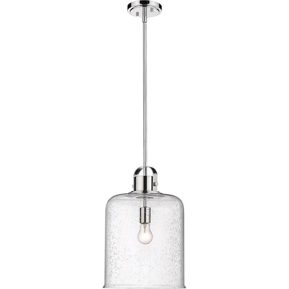 1 Light Pendant In Transitional Style-18.25 Inches Tall And 12 Inches Wide-Chrome Finish Z-Lite 340P12-Ch