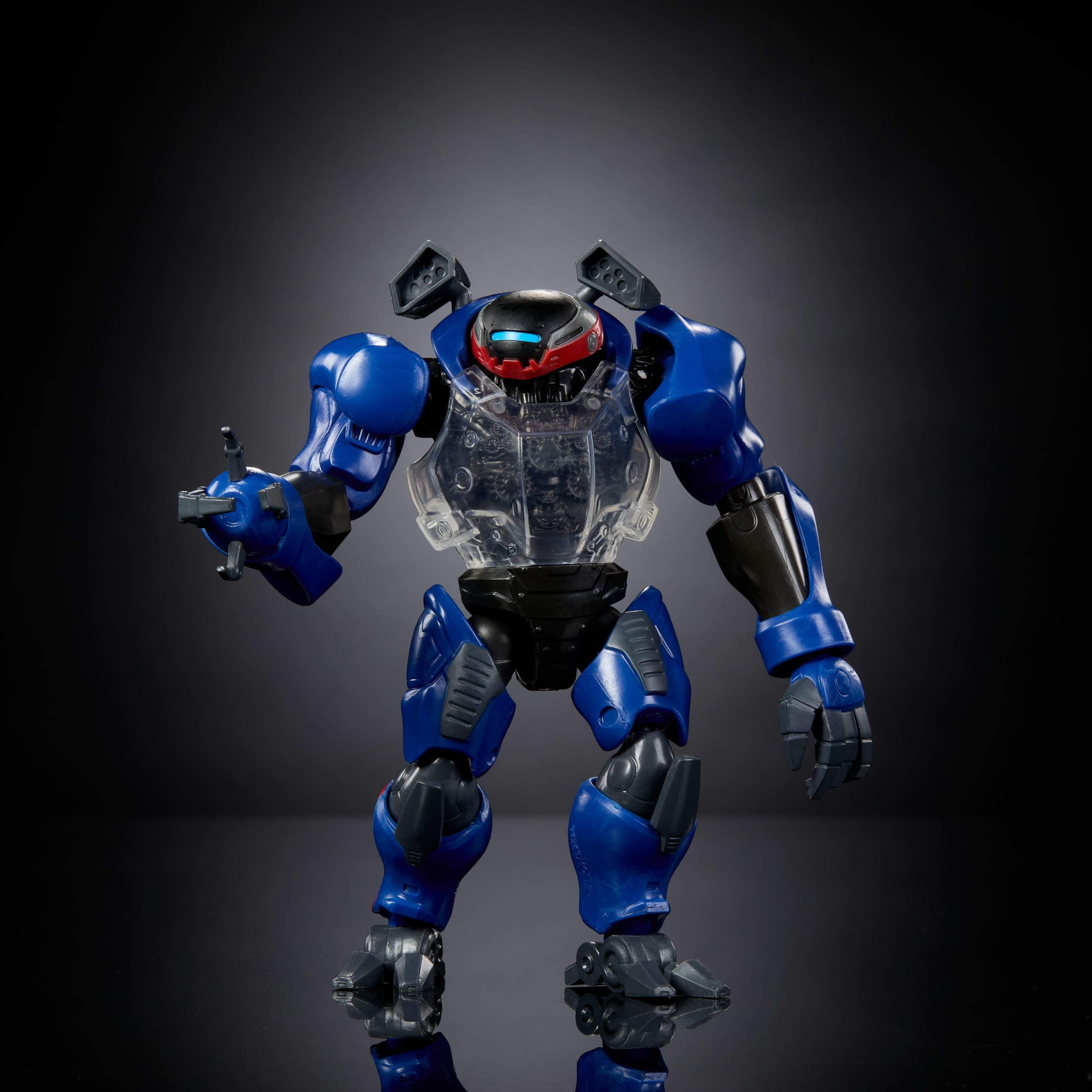 Masters of the Universe 2026 Movie Origins Deluxe Roboto Action Figure Toy, Mechanical Warrior