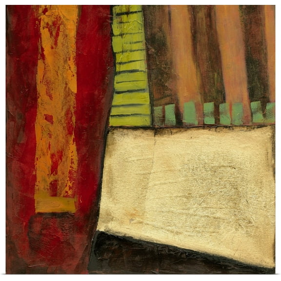 Great BIG Canvas | "Dynamic Abstraction II" Art Print - 16x16