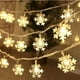 thumbnail image 2 of Cadena de luces LED de copos de nieve, adornos navideños para el hogar, árbol de Navidad, decoración colgante, regalos de Año Nuevo, 3M, 20LED, 2023, 2 of 4