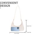 thumbnail image 4 of Bolso de mensajero para mujer Bolsos de moda Regalo de cumpleaños Ocio diario (Beige), 4 of 8