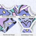 thumbnail image 3 of Cartoon Flowers Pure Cotton Bodysuit Short Sleeve Pajamas One-Piece Romper Unisex 18M, 3 of 6