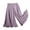 Purple, variant on XBASW Kids Toddler Baby Wide Leg Pants for Girls Ruffles Cotton Trousers Summer Solid Color Wide Leg Palazzo for Girls 6M - 8T