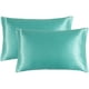thumbnail image 1 of Funda de almohada de satén para el cabello y la piel, paquete de 2 - Fundas de almohada de tamaño estándar - Fundas de almohada de satén con cierre de sobre Xemadio LRWJ057-36, 1 of 5