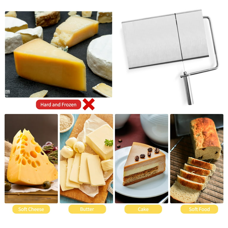 Stainless Steel Butter Cutter Commercial Cheese Slicer For Kitchen Baking, Free Shipping