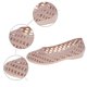 thumbnail image 4 of MKLEKYY Sandalias de Plástico para Mujer, Zapatos Casuales de Moda, Nuevo Patrón, Color Sólido, Cuña Hueca, Cómodas y Sin Sandalias, 4 of 4