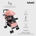 thumbnail image 2 of | Carriola De Paseo Ivy | Con Mango Reversible | Ligera y Plegable | Soporta 15 kg | Multiposiciones | Rosa, 2 of 5