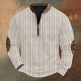 thumbnail image 1 of Blusas y camisas de manga larga con cuello redondo Sudadera con capucha de cuello redondo para hombre Jersey estampado Blusa de poliéster de manga larga para hombre, 1 of 4