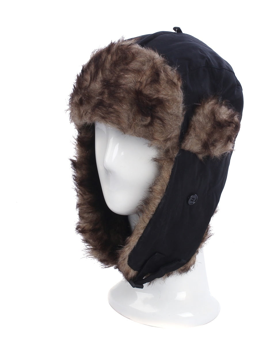 Winter Warm Faux Fur Trapper Ski Snowboard Hunter Hat