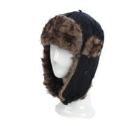 Winter Warm Faux Fur Trapper Ski Snowboard Hunter Hat