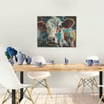 thumbnail image 5 of Picia Colorful Graffiti Cow Pattern Decorative Picture – Unique Wall Art, Modern Canvas Print for Trendy Interiors (Horizontal), 5 of 6