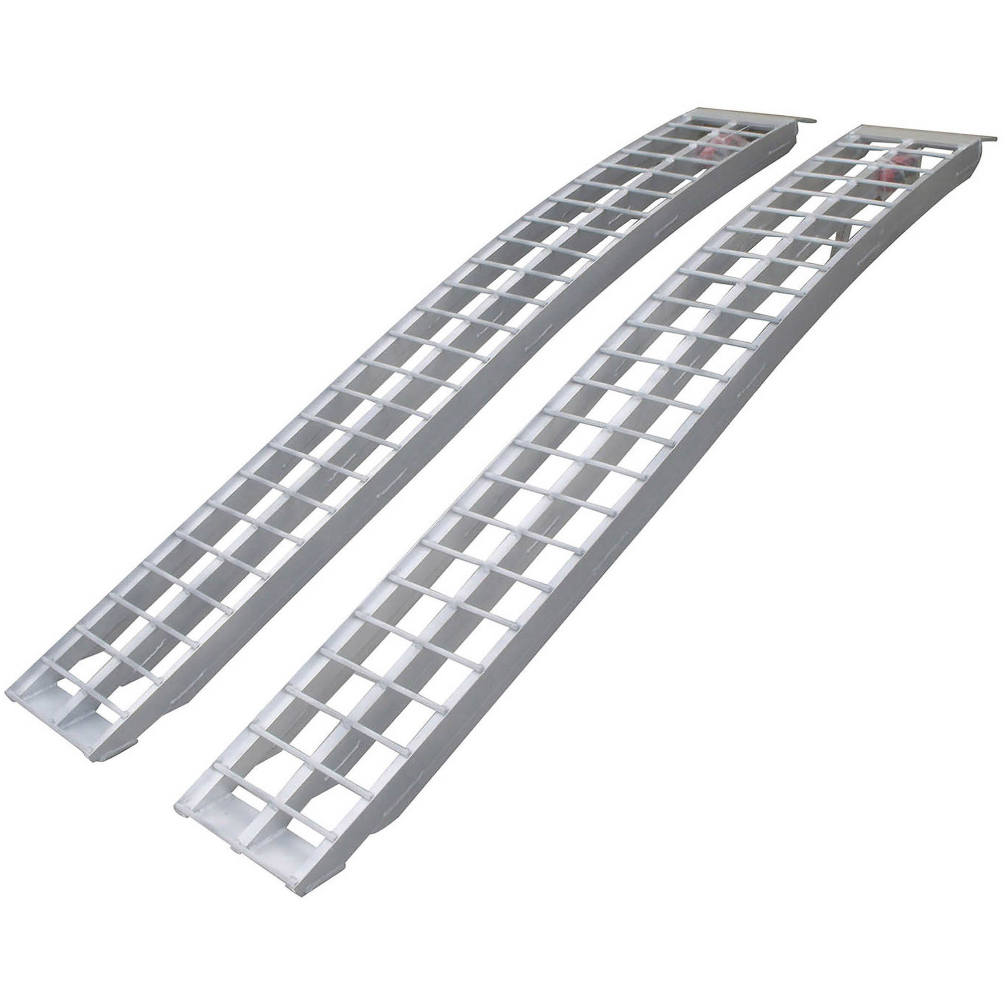 Erickson 07486 NonFolding Arched Aluminum Ramps, 90" Long, 3000 lb