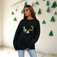 thumbnail image 4 of Trendy Christmas Sweatshirt Long Sleeve Vintage 2025 Pullover Black Large, 4 of 5